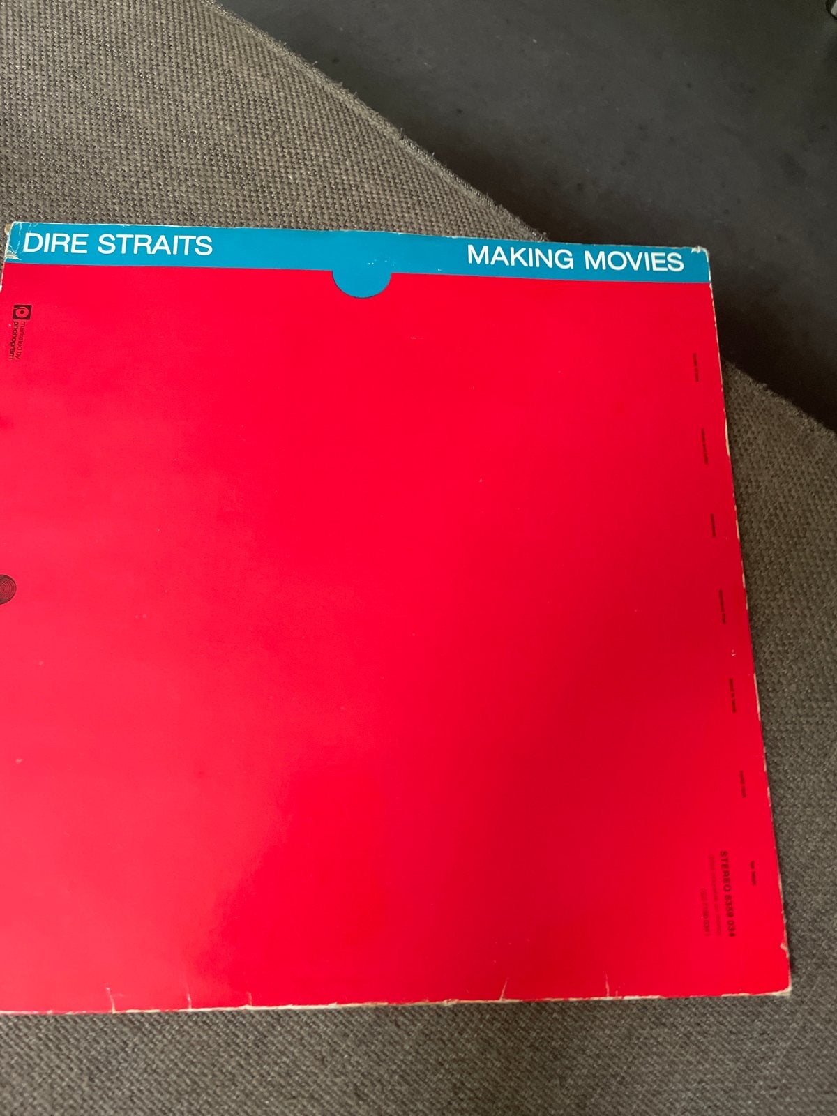 Dire Straits - Making Movies LP (Gebruikt), LP, Gebruikt, Ophalen of Verzenden, Classic Rock