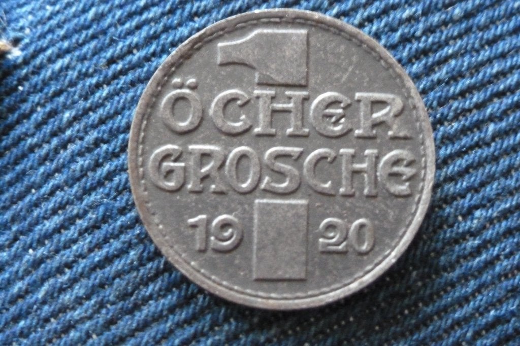 Duitsland - Notgeld 1 Ocher Grosche 1920 Aachen mooie munt, Ophalen of Verzenden, Duitsland, Losse munt