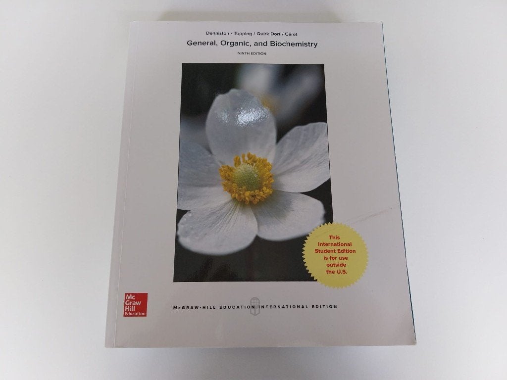 General, Organic and Biochemistry studieboek, Zo goed als nieuw, Diverse Auteurs, Beta, HBO