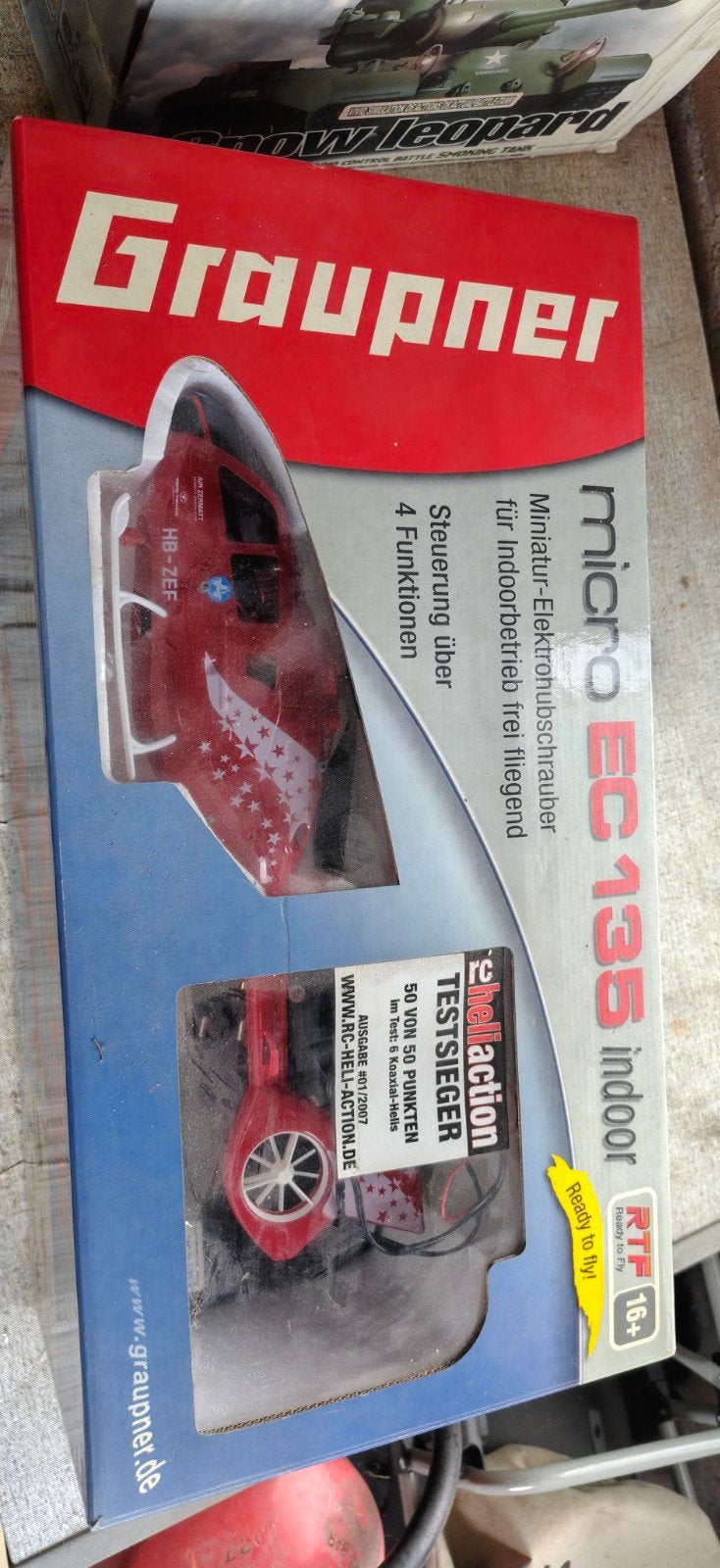 Graupner micro EC 135 indoor Helikopter RTF, Ophalen of Verzenden, Nieuw