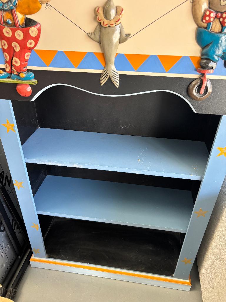 Leuk lichtblauw kinderkastje, Antiek en Kunst, Ophalen