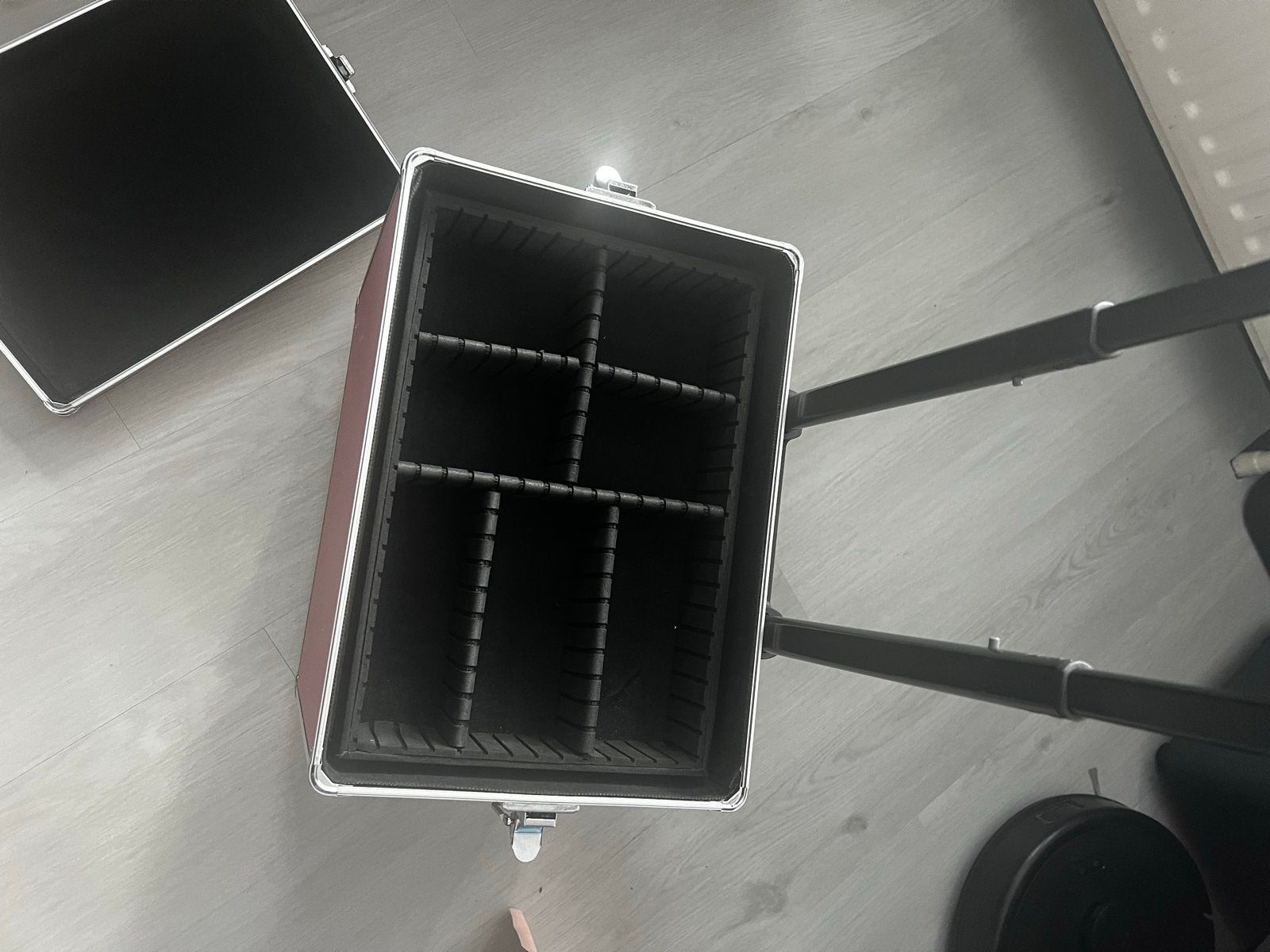 Make-up koffer op wielen - Roze, Sieraden, Tassen en Uiterlijk, Beautycases, Gebruikt, Hardcase, Roze, Met slot, Ophalen