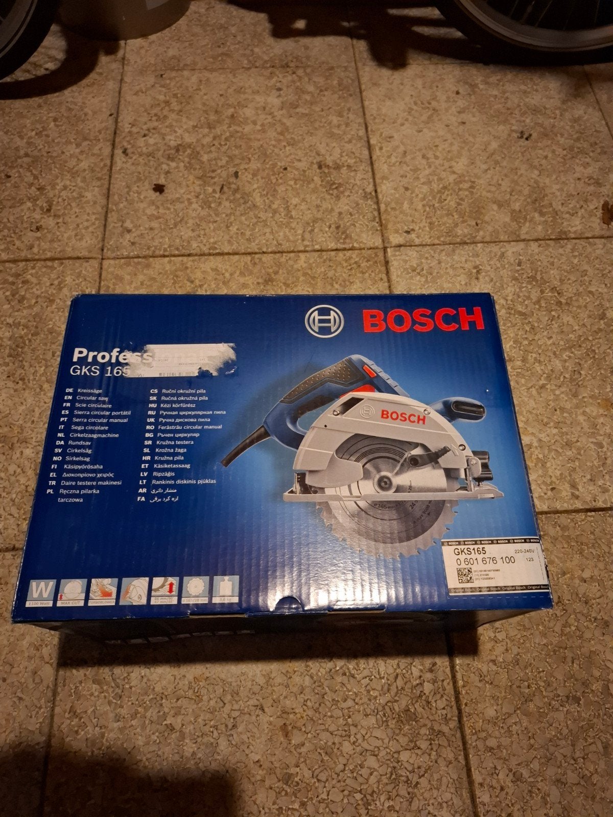Bosch Professional GKS 165 Cirkelzaag - Nieuw in doos, Cirkelzaag, Bosch Professional, Nieuw, Ophalen of Verzenden