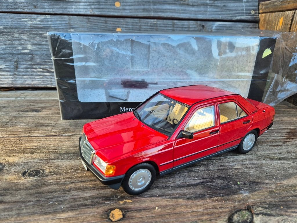 Mercedes Benz 190E Norev 1/18, Ophalen of Verzenden, Nieuw, Auto, Norev