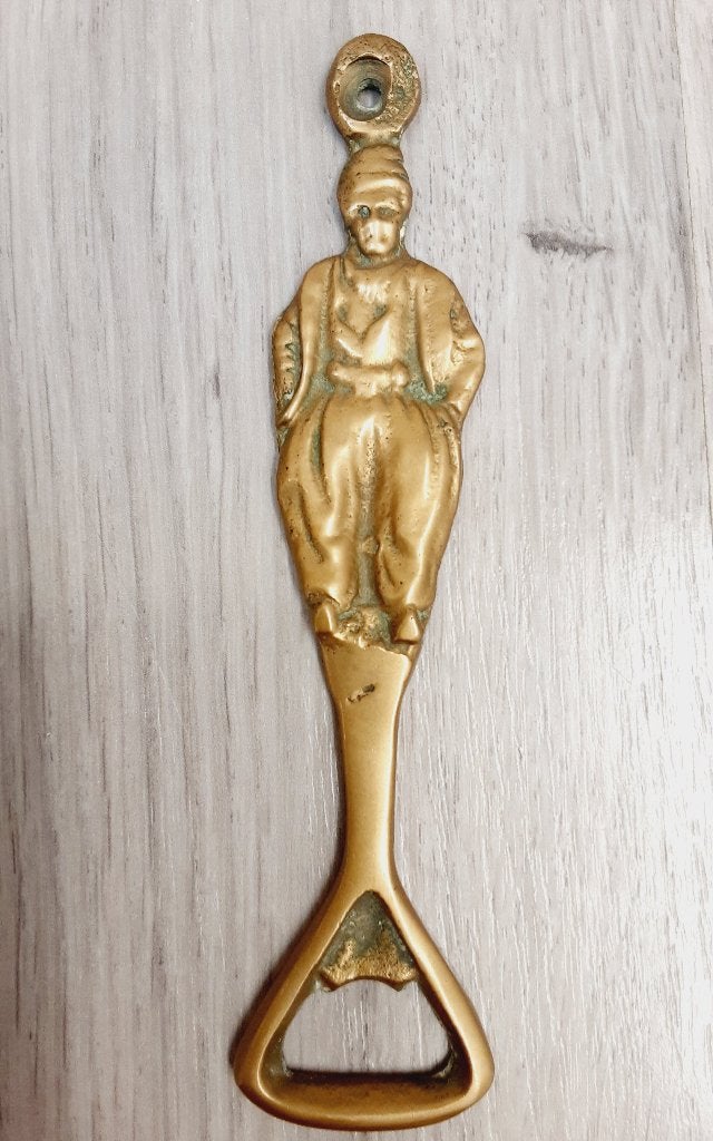messing fles/briefopener, Verzenden