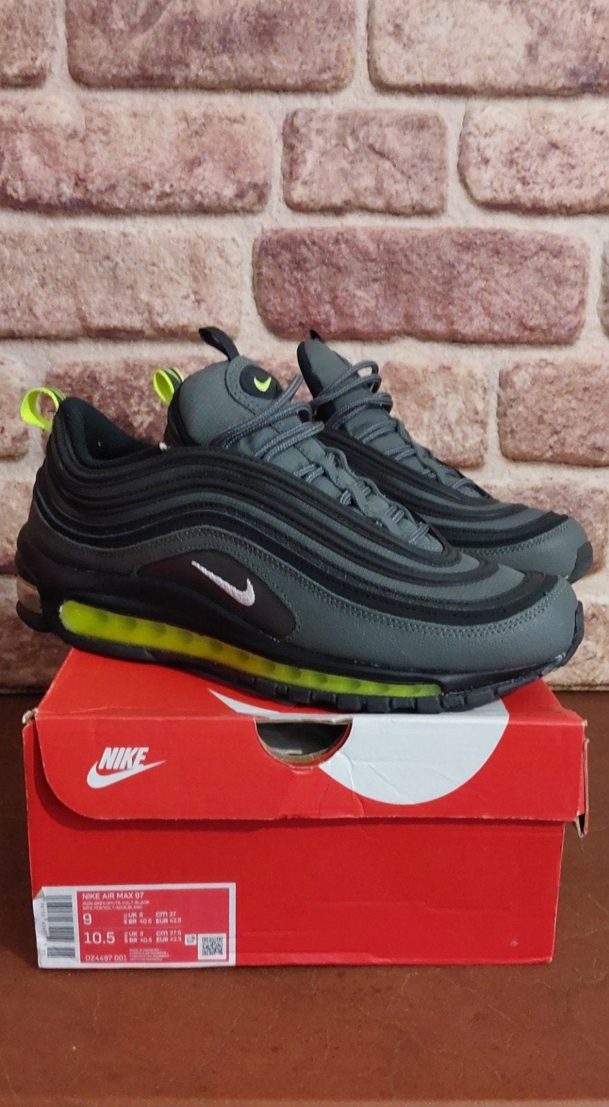Nike air max 97  iron volts   size 42.5, Nike air max, Overige kleuren, Sportschoenen, Ophalen of Verzenden