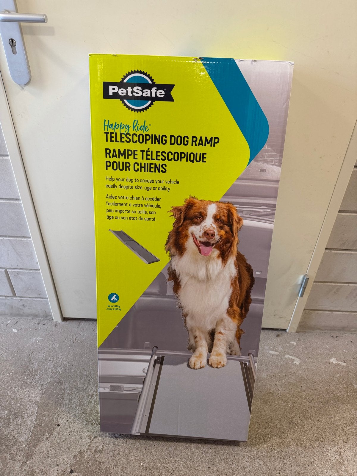 Loopplank voor honden, Ophalen