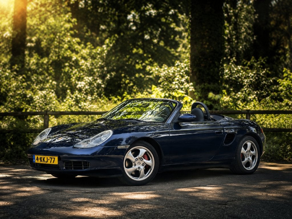 Porsche Boxster S 3.2 Manual Carplay, 251 pk, Achterwielaandrijving, Cabriolet, Blauw