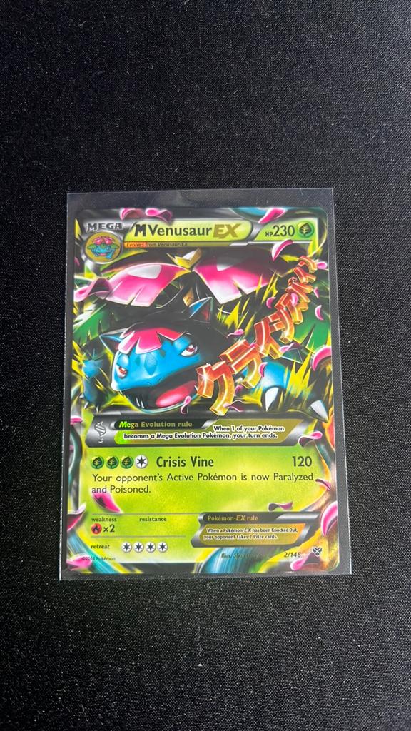 Mega Venusaur EX 2/146, Ophalen of Verzenden, Zo goed als nieuw