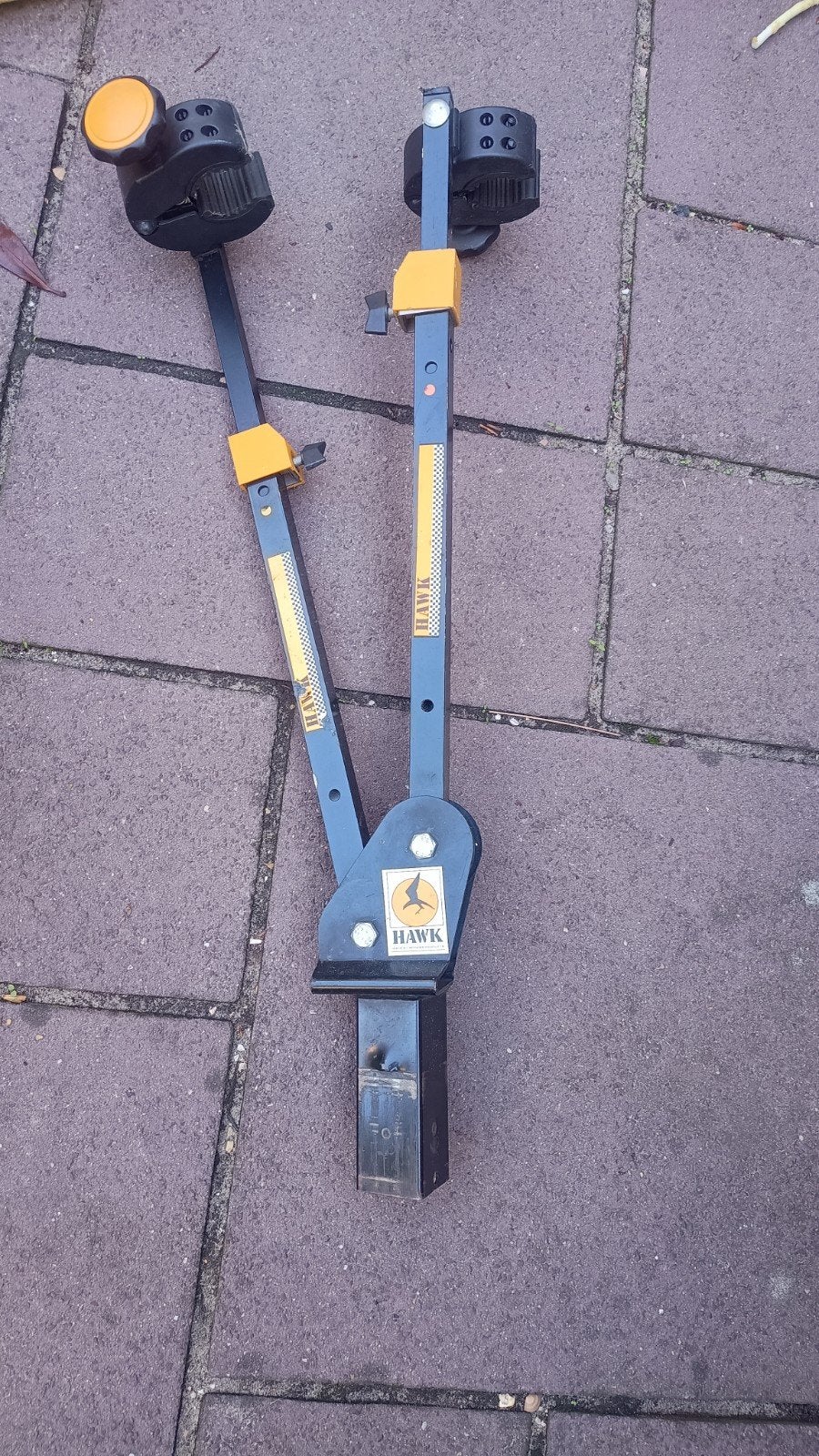 Spinder Hawk fietsendrager zadelbuisklemmen, bovenbouw, Ophalen of Verzenden, 2 fietsen, Gebruikt, Fietsendrager-accessoire