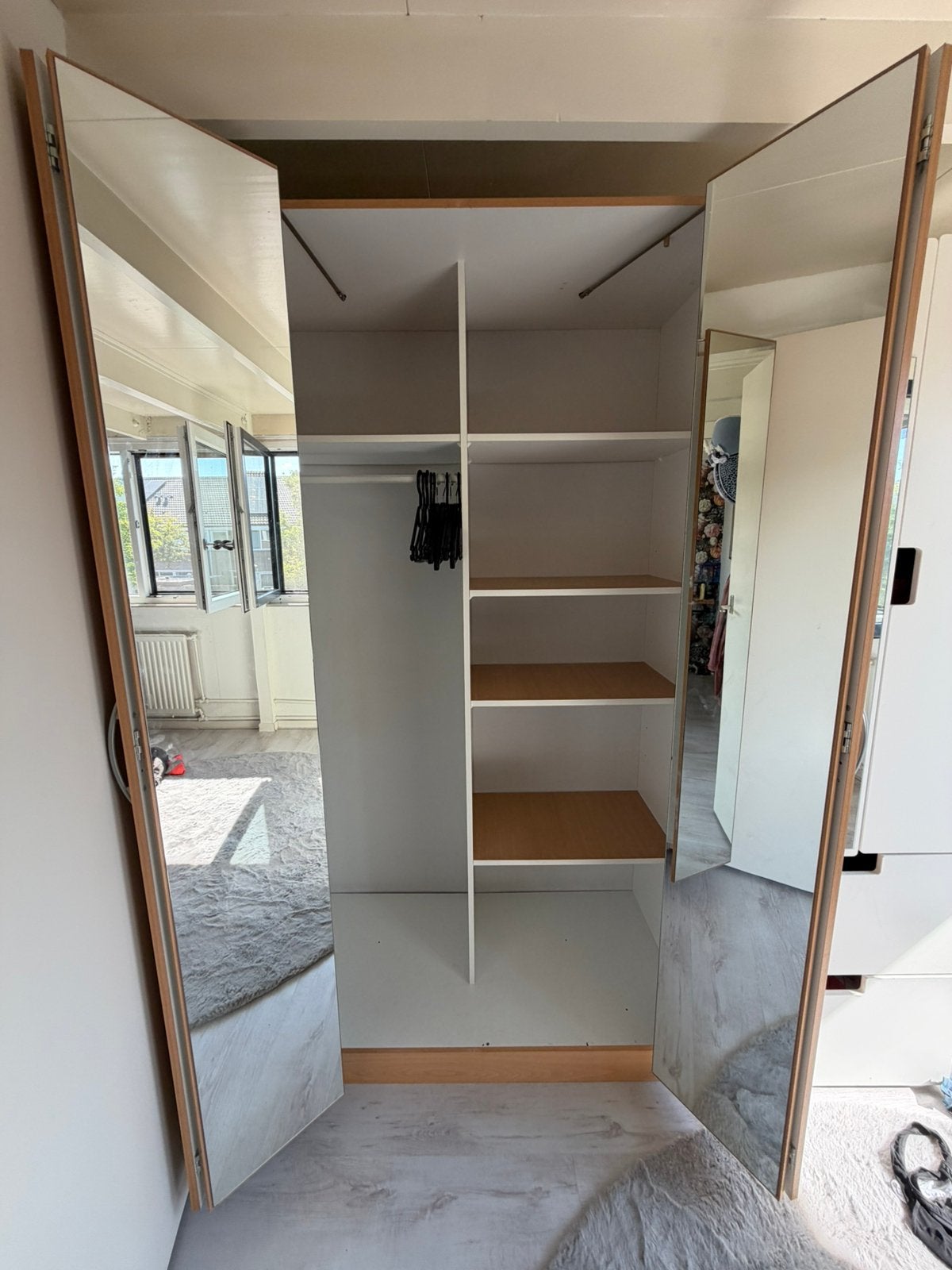 kleding kast, Ophalen, Zo goed als nieuw, 50 tot 75 cm, 150 tot 200 cm