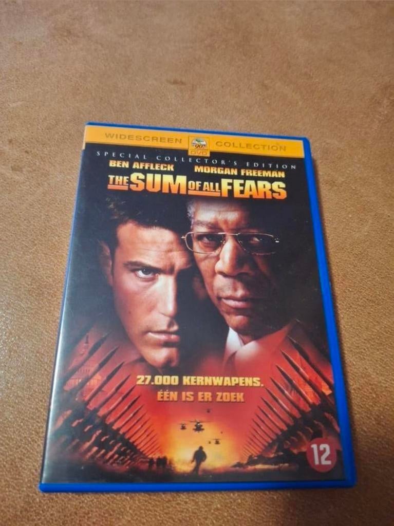 The Sum of All Fears (DVD) - Ben Affleck, Morgan Freeman, Vanaf 12 jaar, Ophalen of Verzenden, Gebruikt, Actiethriller