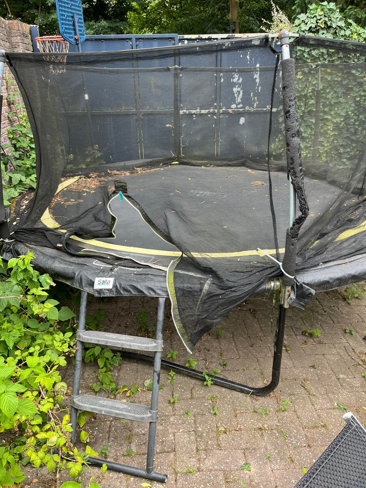 Salta trampoline veilig 3 meter doorsnee, Ophalen, Zo goed als nieuw