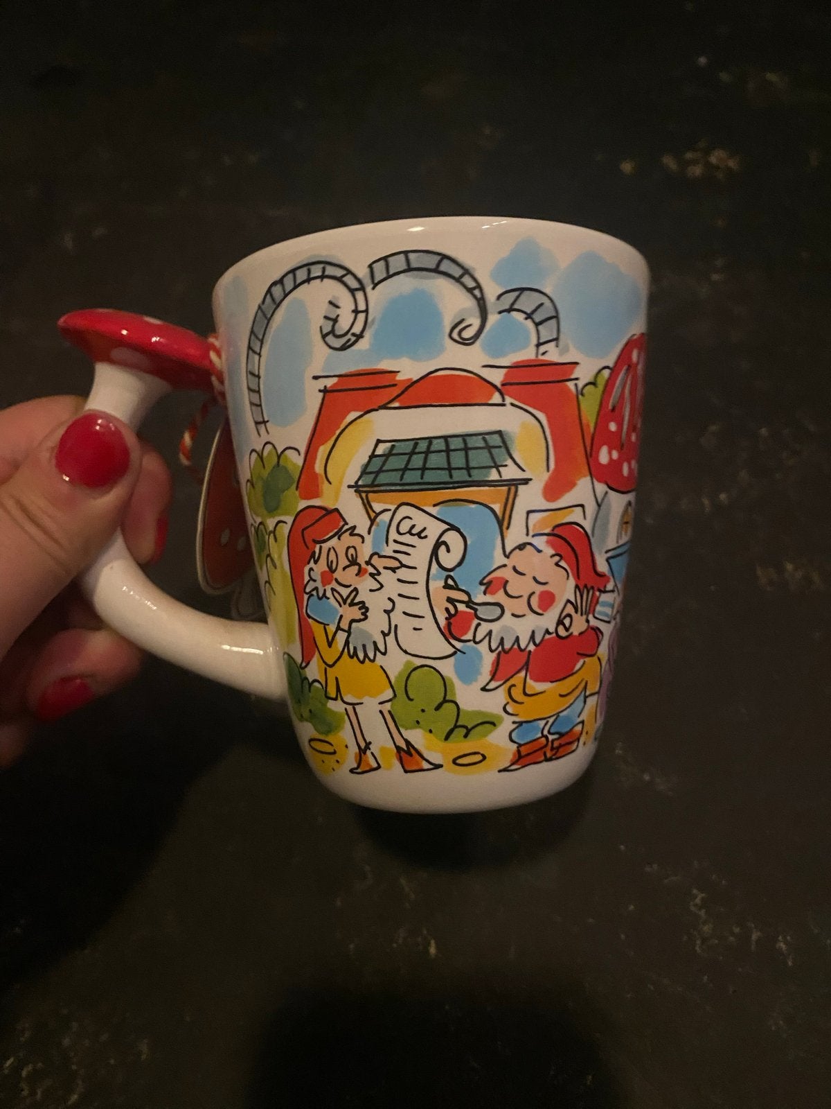 Blond Amsterdam Efteling Mok met paddenstoel oor - Nieuw, Huis en Inrichting, Overige merken, Keramiek, Nieuw, Overige stijlen