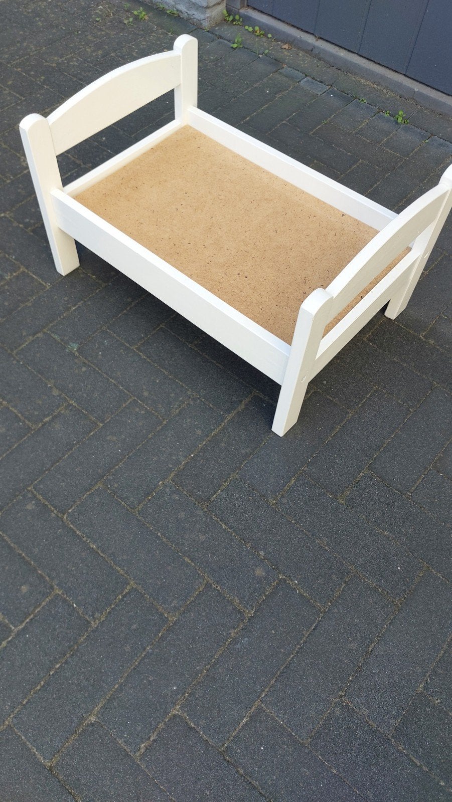 poppenbed, 52x34cm, wit, Ophalen, Gebruikt, Babypop