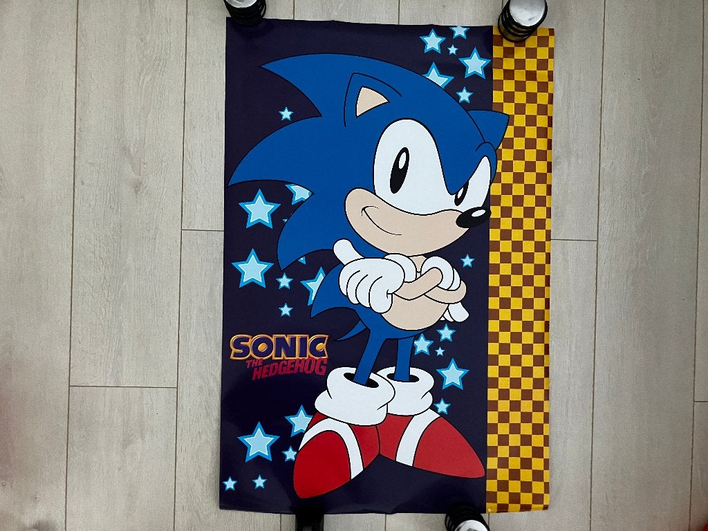 Posters SEGA Sonic the Hedgehog 3 stuks NIEUW!, Ophalen of Verzenden, Nieuw, A1 t/m A3, Film en Tv