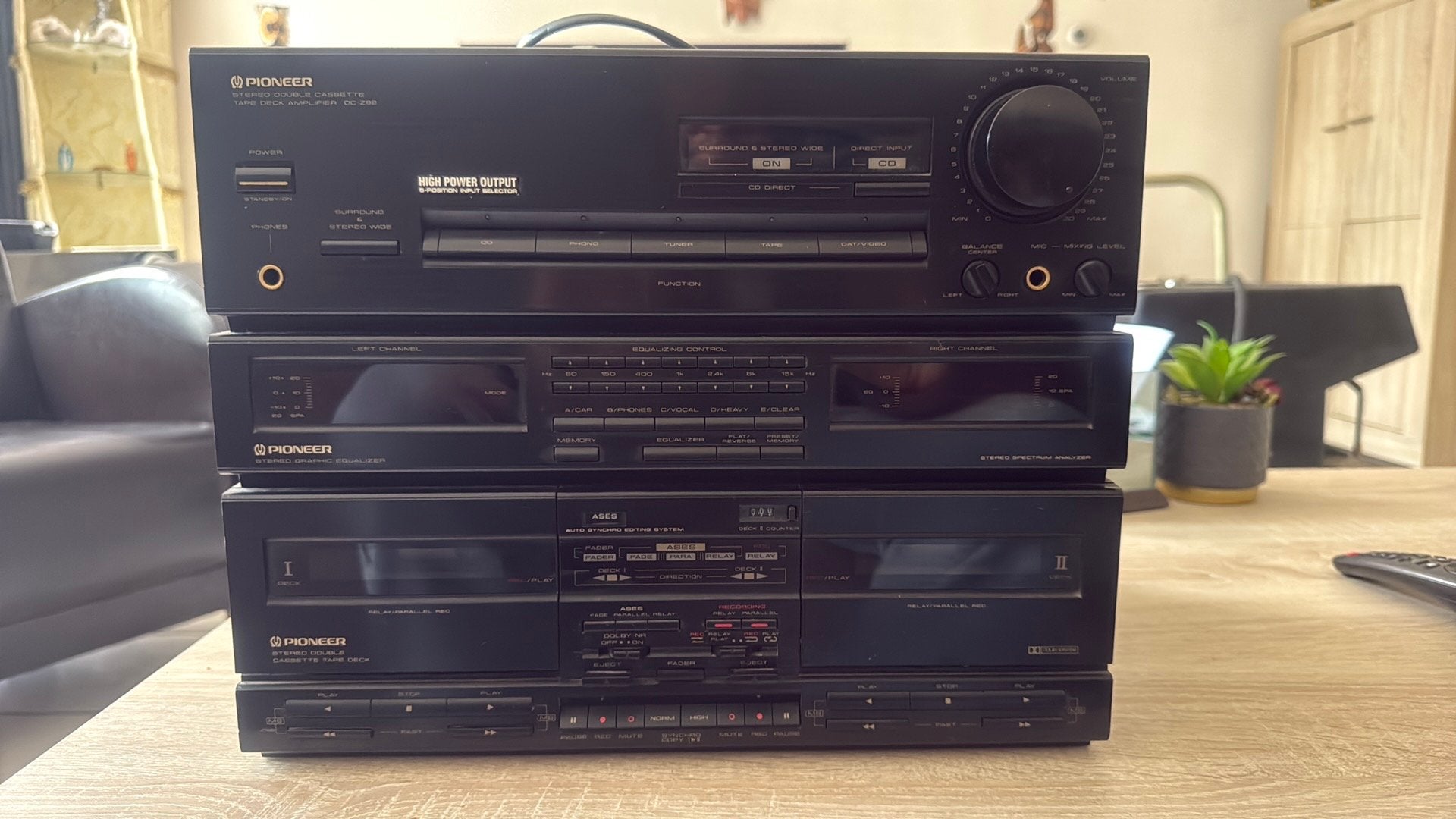 Pioneer Stereo cassette deck model DC-Z92, Ophalen of Verzenden, Zo goed als nieuw, Pioneer