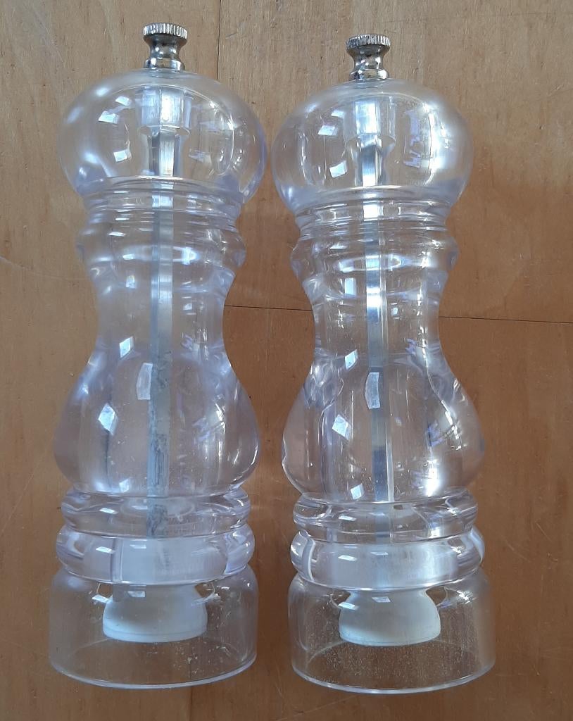 Peper en zout stel met molen 15 cm, Huis en Inrichting, Keuken | Keukenbenodigdheden, Overige typen, Ophalen of Verzenden, Gebruikt