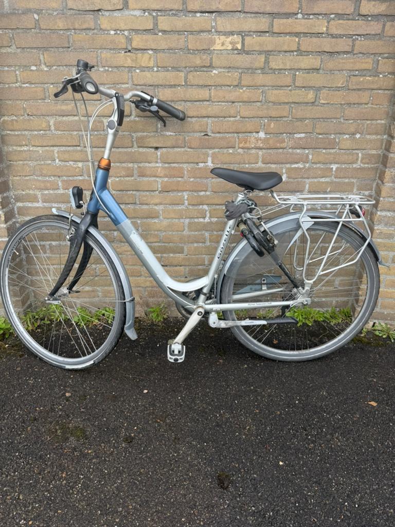 Damesfiets gazelle hybrid, Fietsen en Brommers, Fietsen | Dames | Damesfietsen, Versnellingen, Ophalen of Verzenden, Gazelle, 53 tot 56 cm