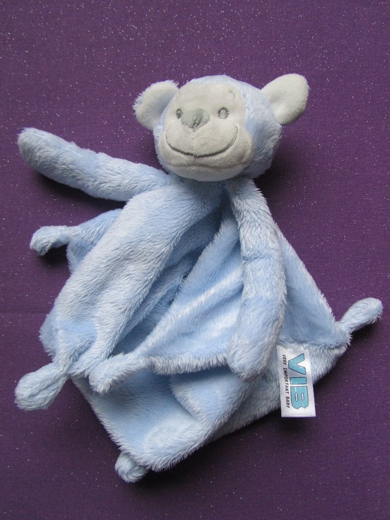 VIB VERY IMPORTANT BABY Knuffeldoekje AAP. BLAUW **Nieuw**, Blauw, Nieuw, Ophalen of Verzenden, Met label