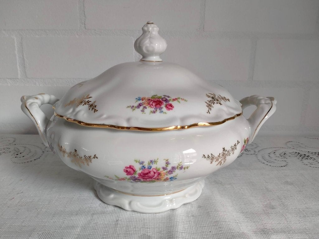 Prachtige gave terrine Bavaria SUMMERSALE, Antiek en Kunst, Antiek | Servies los, Ophalen of Verzenden