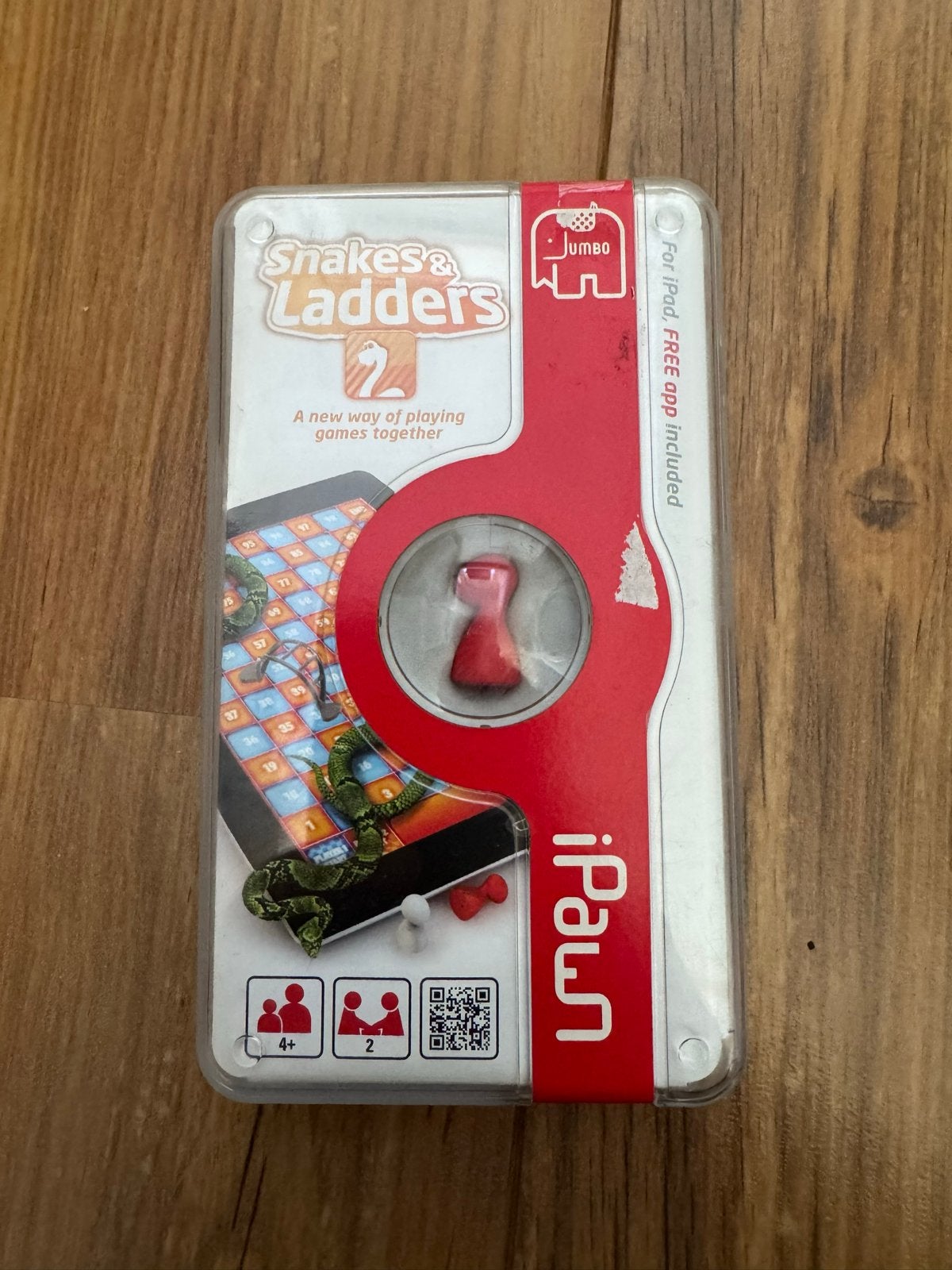 Jumbo iPAWN Snakes & Ladders voor iPad/iPad2 !, Een of twee spelers, Ophalen, Zo goed als nieuw
