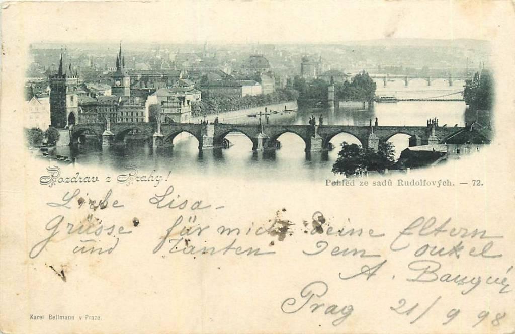 381-267-015 Pozdrav z Prahy, Verzenden, Voor 1920, Overig Europa