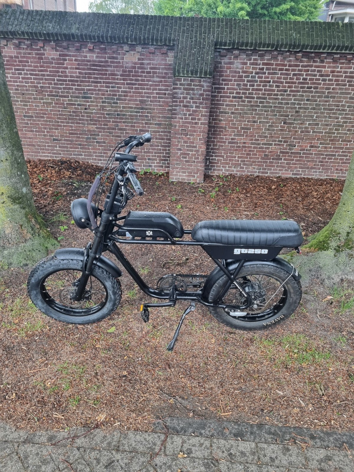 AGM GT250 Fatbike zwart- Goede staat, 25 km/h legaal, Gebruikt, Versnellingen, Schijfrem, 65 cm of meer