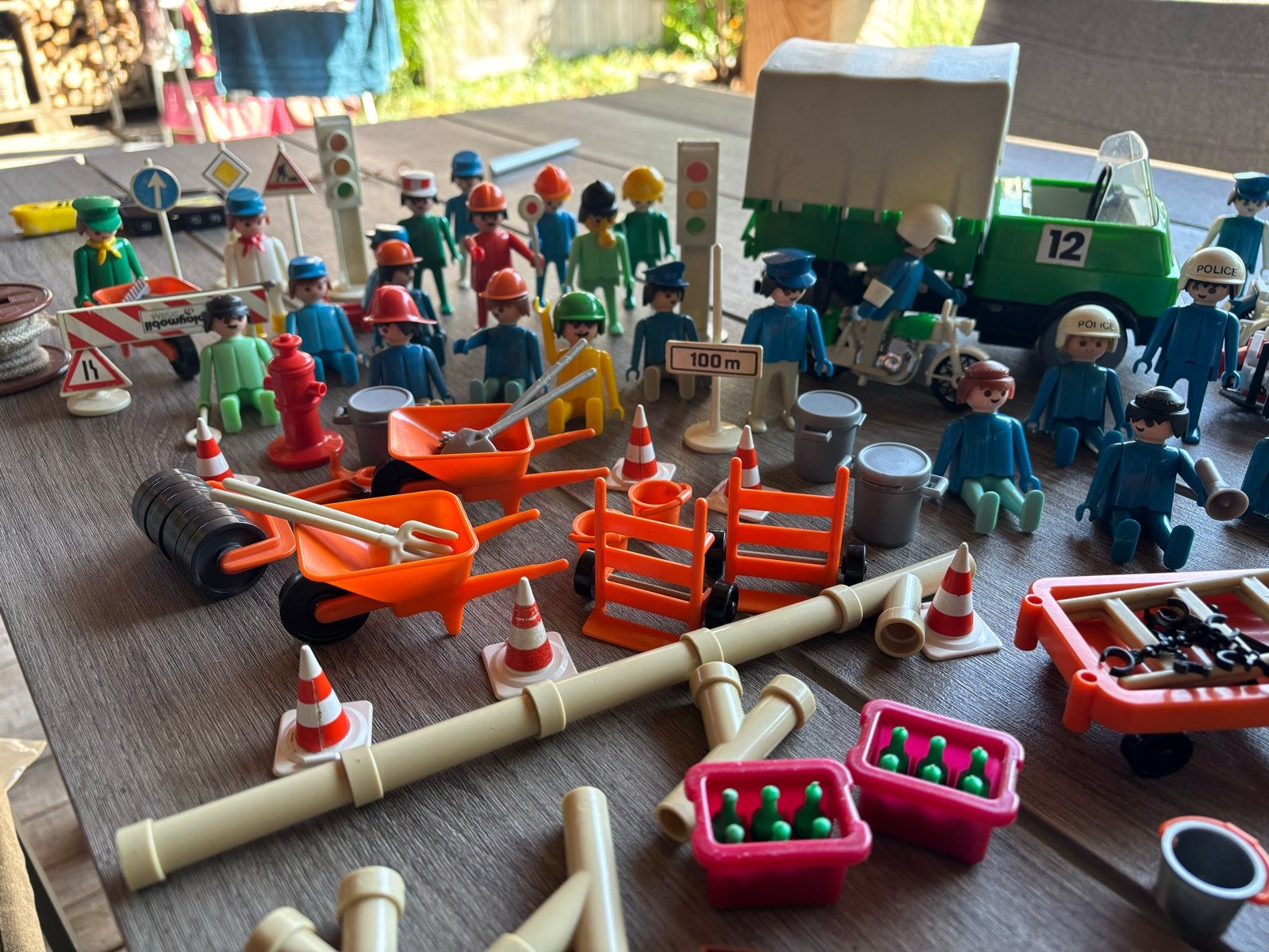 Playmobil Politie, Wegenbouw & Motoren (jaren '70), Kinderen en Baby's, Speelgoed | Playmobil, Gebruikt, Losse onderdelen, Voertuig