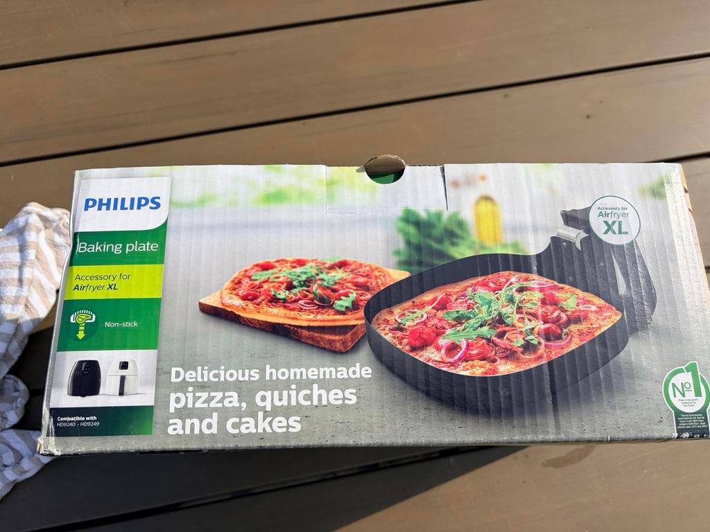 Philips Bakplaat voor Airfryer XL - HD9912/00, Witgoed en Apparatuur, Grillplaten, Ophalen, Nieuw