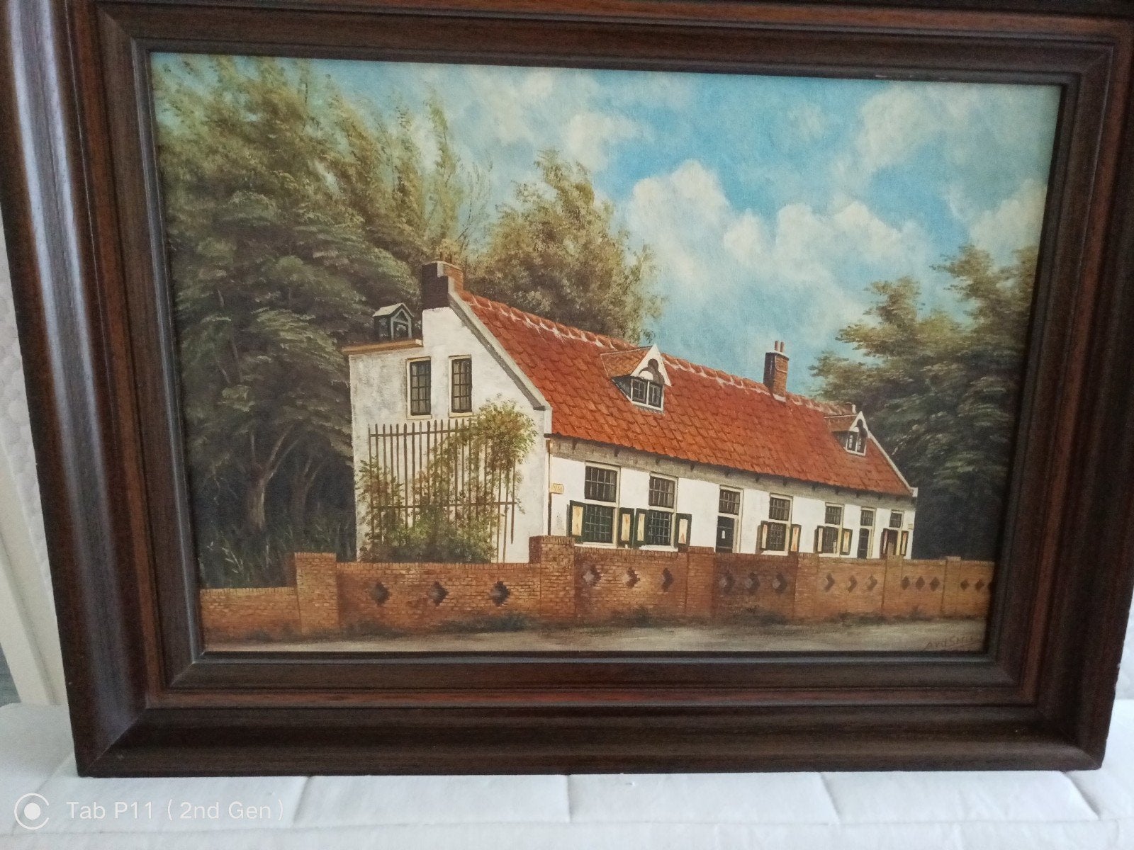 schilderij van t Hoogje Lisse, Huizen en Kamers