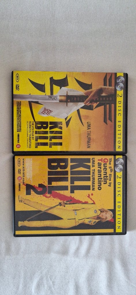 Kill Bill - 4 dvd's, Vanaf 16 jaar, Ophalen, Zo goed als nieuw, Inclusief doosje