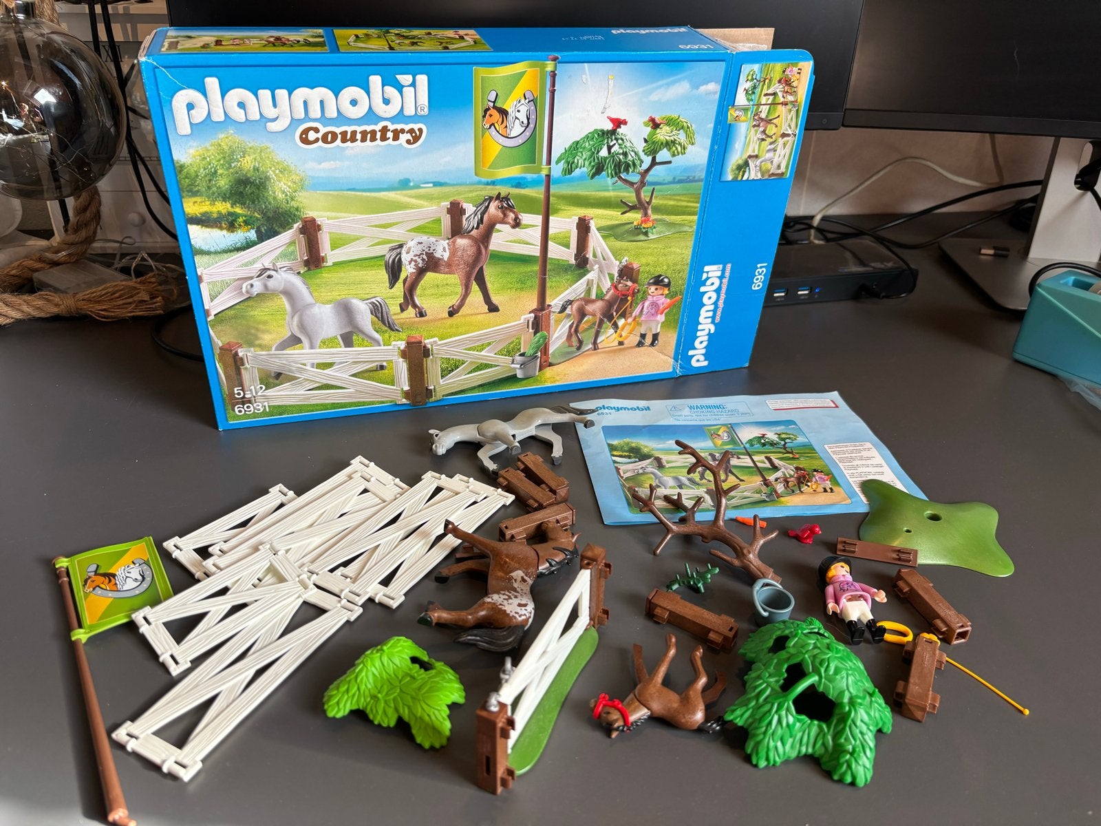 Playmobil Country Paardenwei met paarden en accessoires, Kinderen en Baby's, Complete set, Overige typen, Ophalen of Verzenden