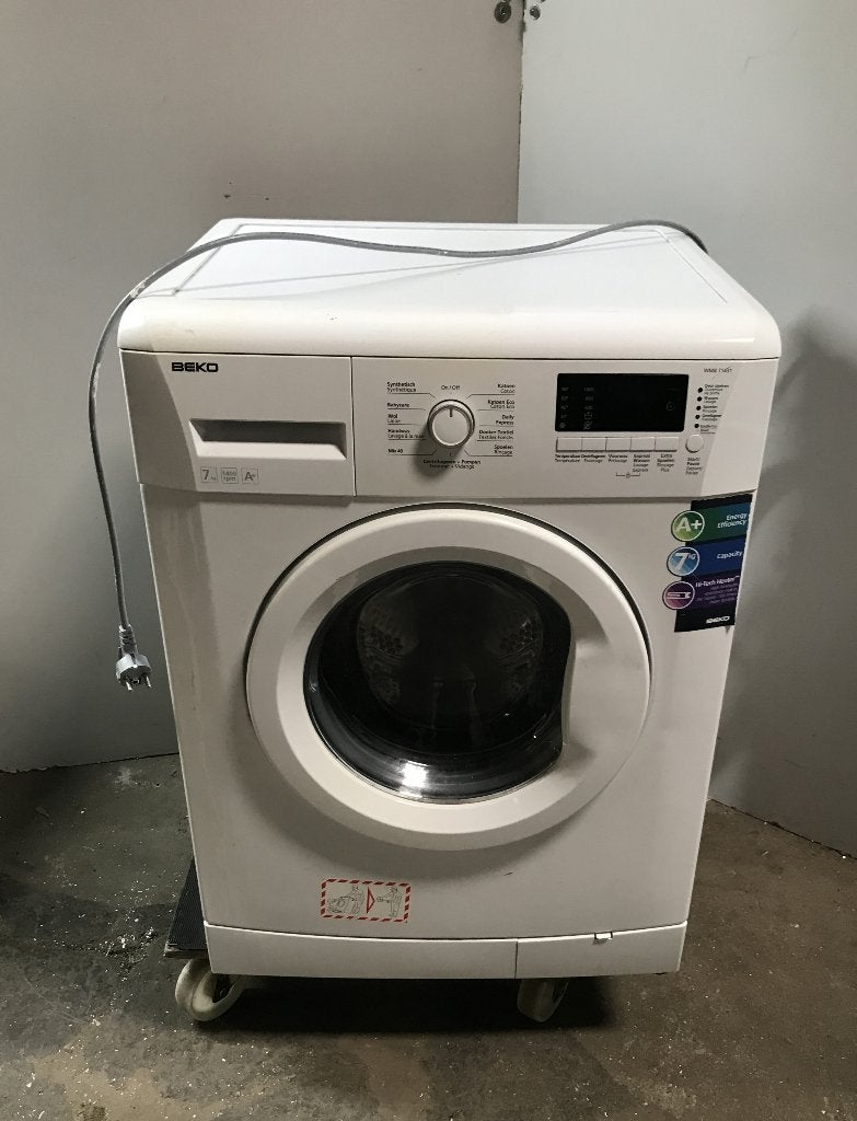 Wasmachine, Beko, WMB 71431, A+, 7 kg, 230 volt, Ophalen, Gebruikt, Minder dan 85 cm, Energieklasse A of zuiniger