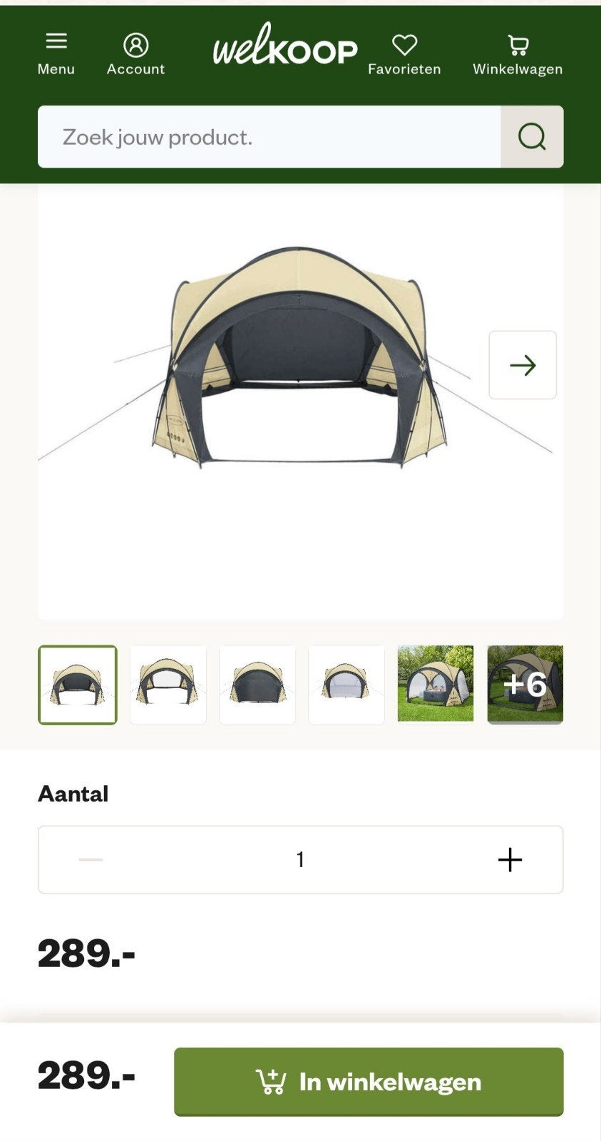 lay z spa dome tent, Ophalen