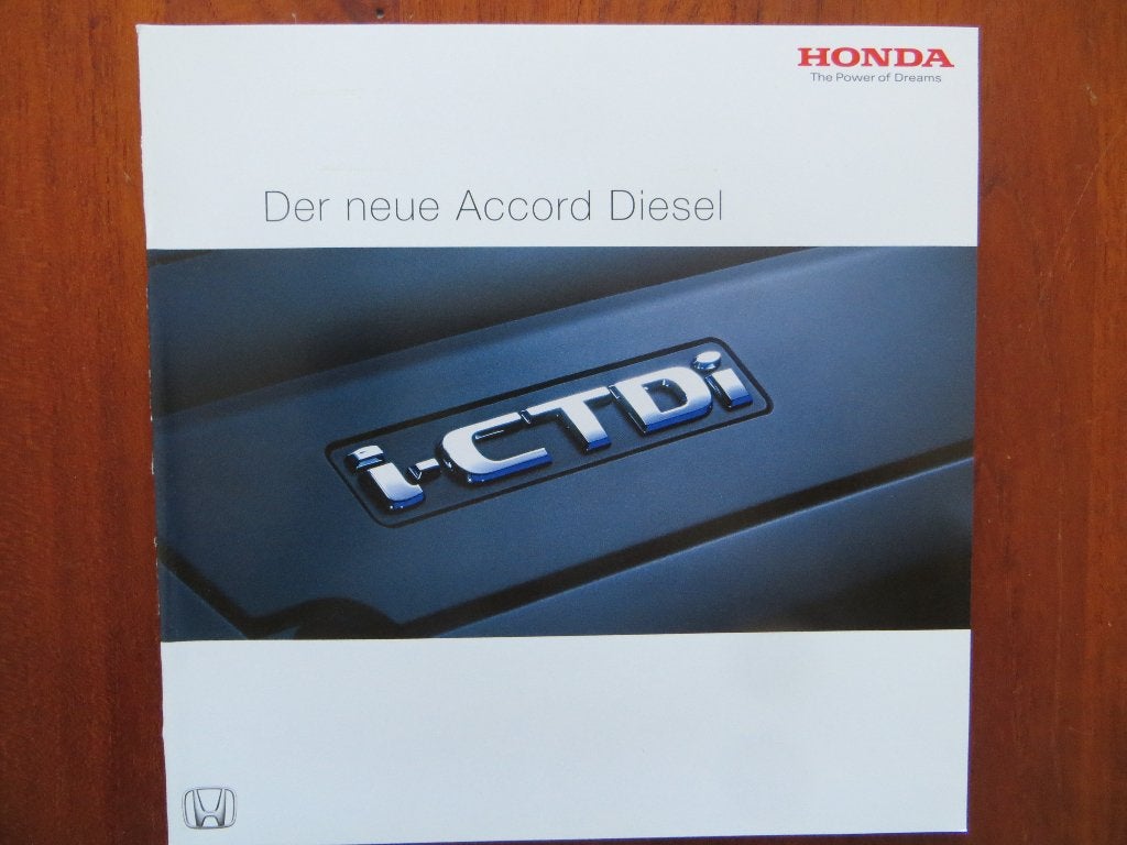 Honda Accord Diesel (sept. 2003), Ophalen of Verzenden, Nieuw, Honda