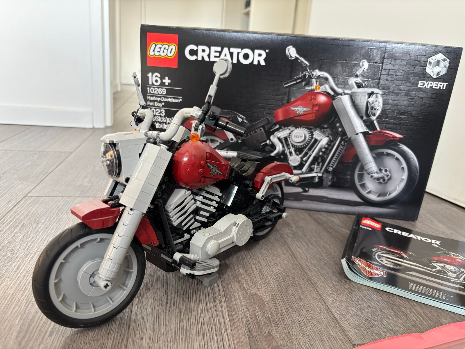 Lego Creator Expert Harley-Davidson Fat Boy 10269, Ophalen of Verzenden, Zo goed als nieuw