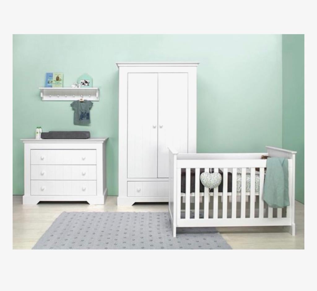 Complete babykamer Bopita Narbonne met Aerosleep matras., Ophalen, Zo goed als nieuw, Jongetje of Meisje