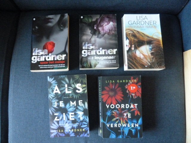 Lisa Gardner - 5 D.D. Warren Paprebacks, Boeken, Thrillers, Gelezen, Amerika, Ophalen of Verzenden