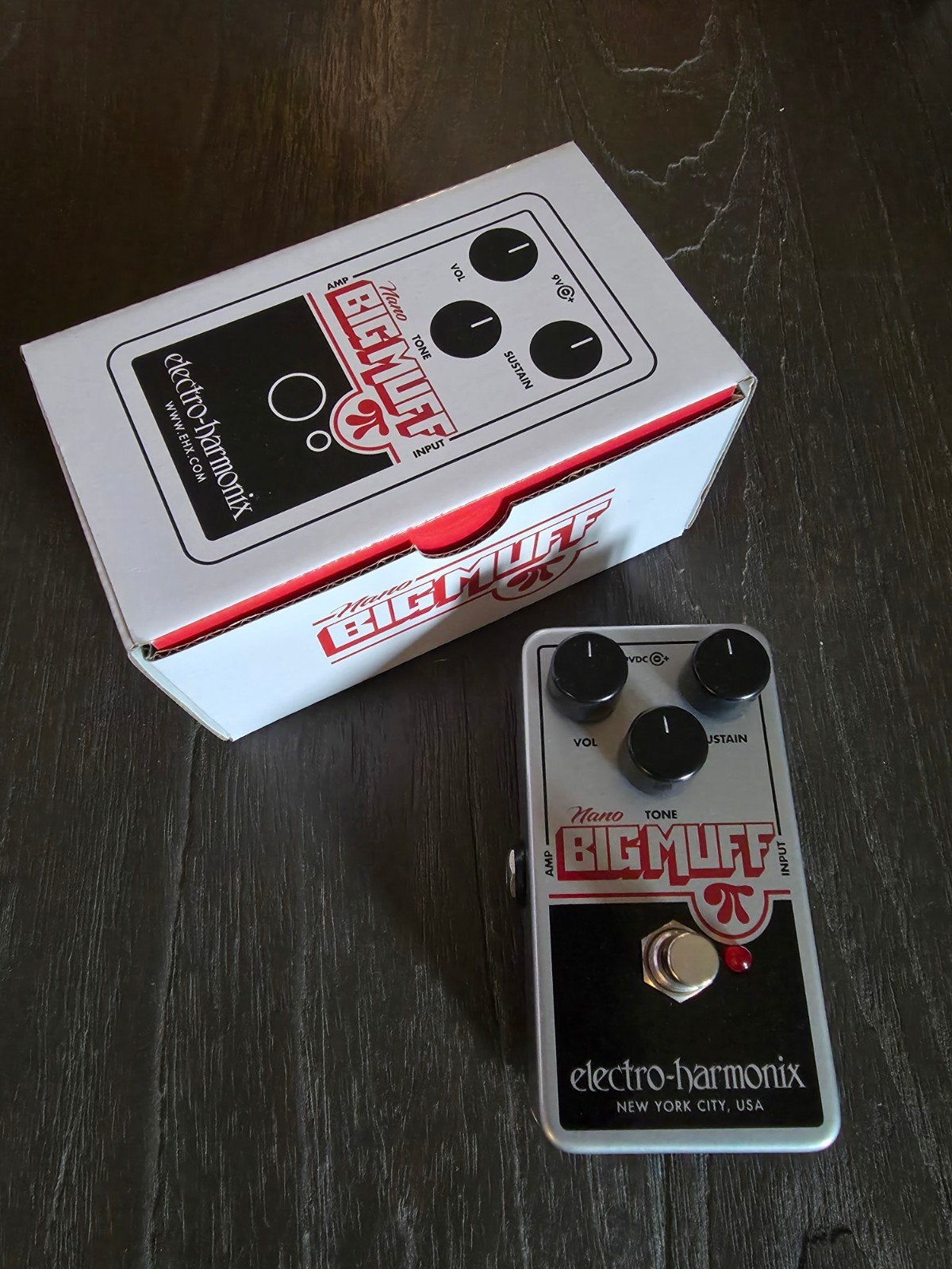 Electro-Harmonix Nano Big Muff Pi Fuzz Pedaal, Muziek en Instrumenten, Effecten, Ophalen of Verzenden, Zo goed als nieuw, Distortion, Overdrive of Fuzz