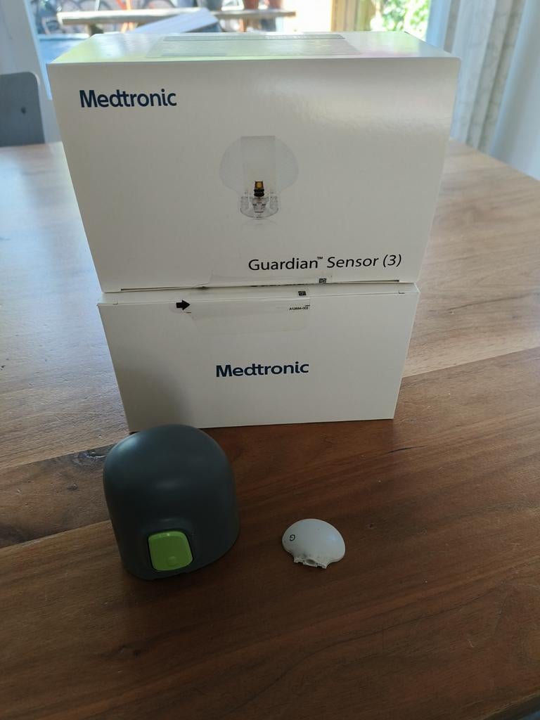 Medtronic Guardian Sensor 3. Incl. Ontvanger en inserter., Ophalen