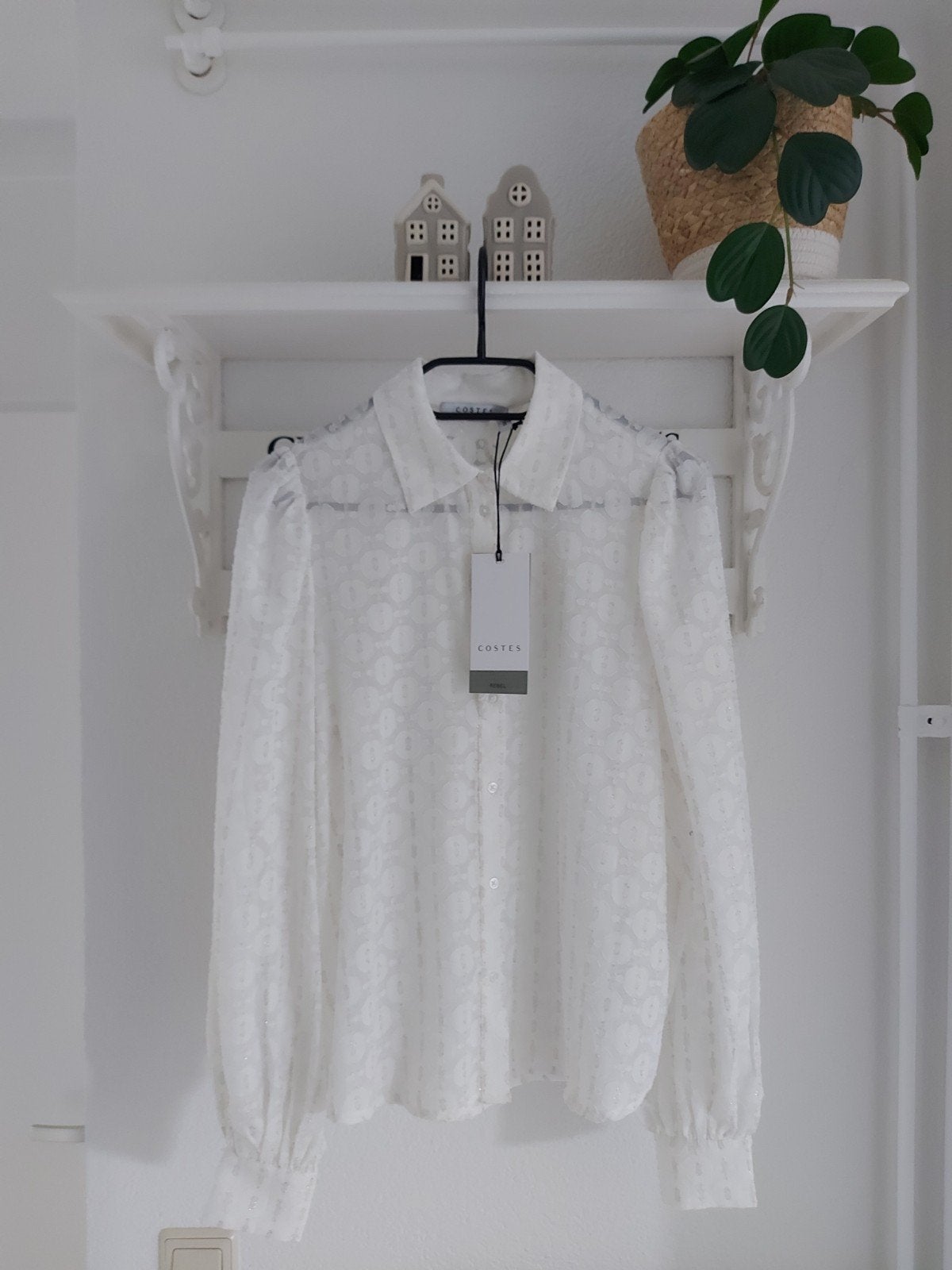 Mooie witte blouse met gouddraadje -Costes
Merk: Costes
Maat, Wit, Nieuw, Ophalen of Verzenden, Costes