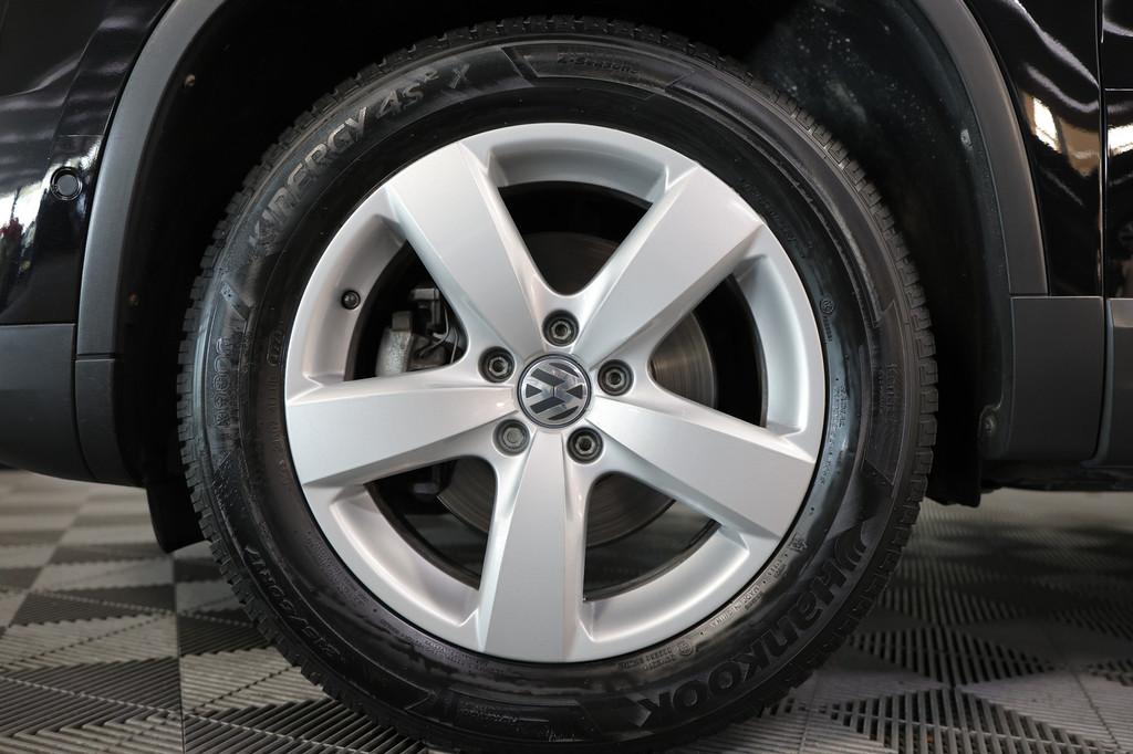 Volkswagen Tiguan 1.4 TSI R-Line Edition CUP 91K Lage KM DSG, Stof, Gebruikt, Zwart, 4 cilinders