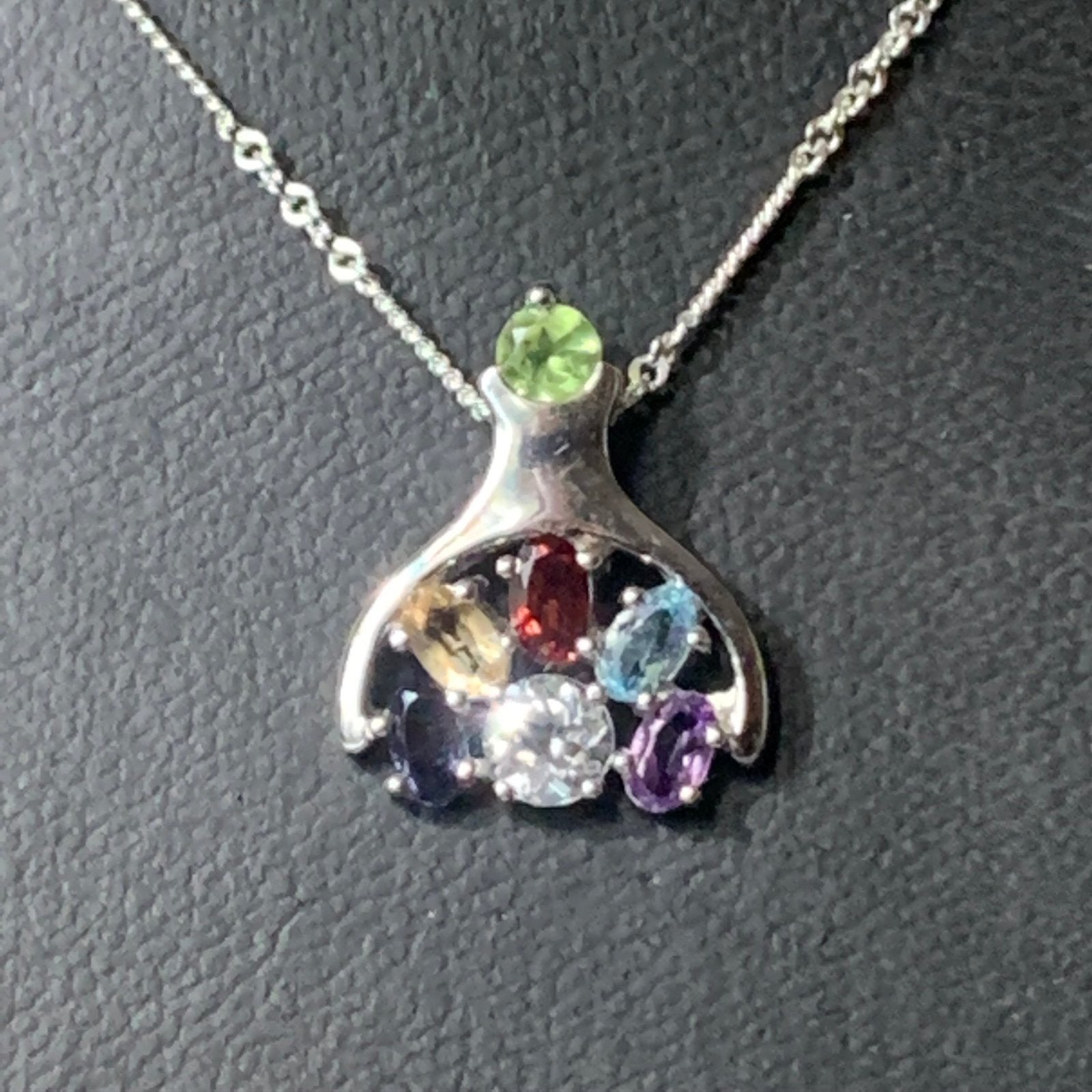 Citrien amethist topaas peridoot geluk intuïtie magie, Sieraden, Tassen en Uiterlijk, Kettingen, Met hanger, Magnolia11, Nieuw
