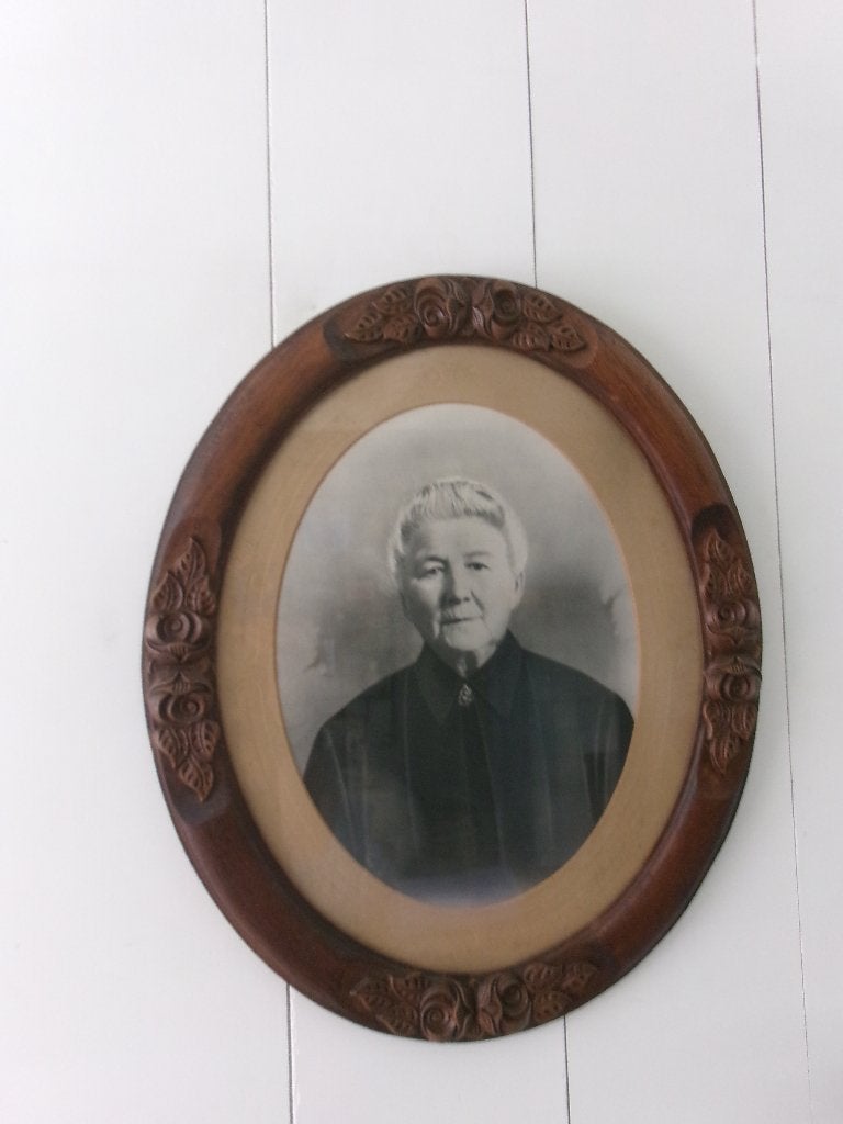 Prachtige antieke jaren 30 Franse ovale houten fotolijst, Ophalen of Verzenden