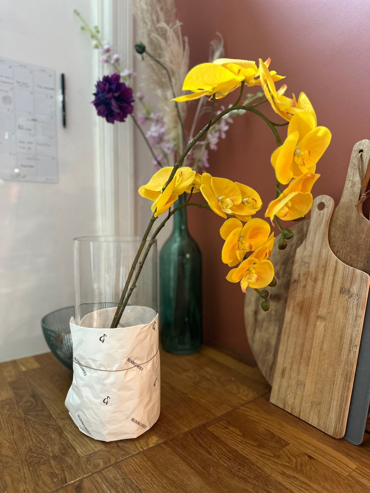 Bloom & Wolf Phalaenopsis orchidee (2 stuks) kunstbloem, Ophalen, Zo goed als nieuw