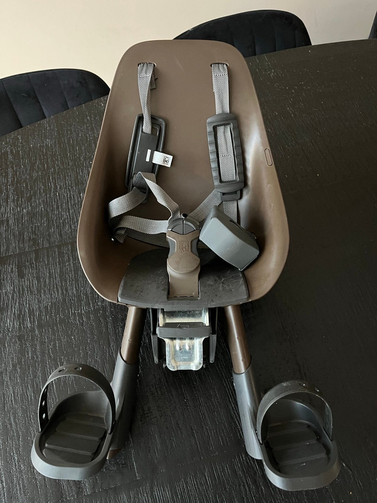 Urban IKI fiets kinderzitje (voorzitje), Ophalen, Gebruikt, Voorzitje, Voetsteuntjes