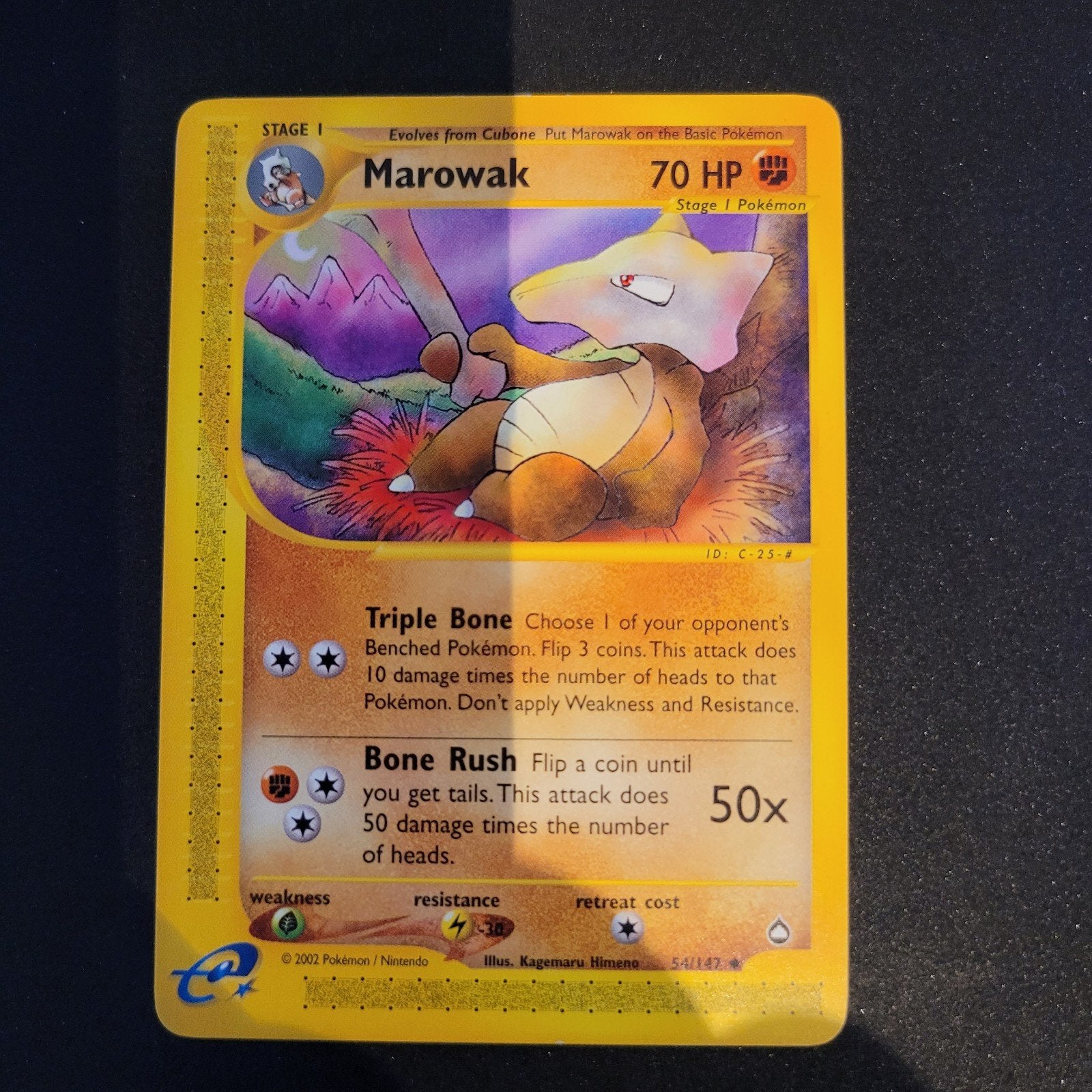 Marowak (aquapolis) #054, Ophalen of Verzenden, Zo goed als nieuw