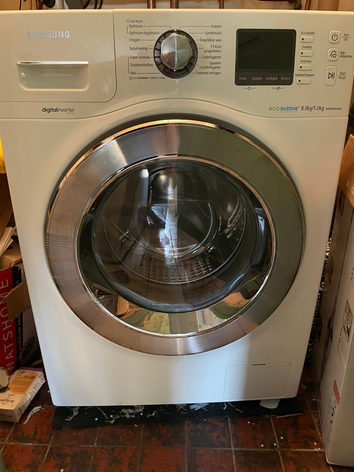 Wasmachine Samsung, Ophalen, 1200 tot 1600 toeren, Gebruikt, Voorlader