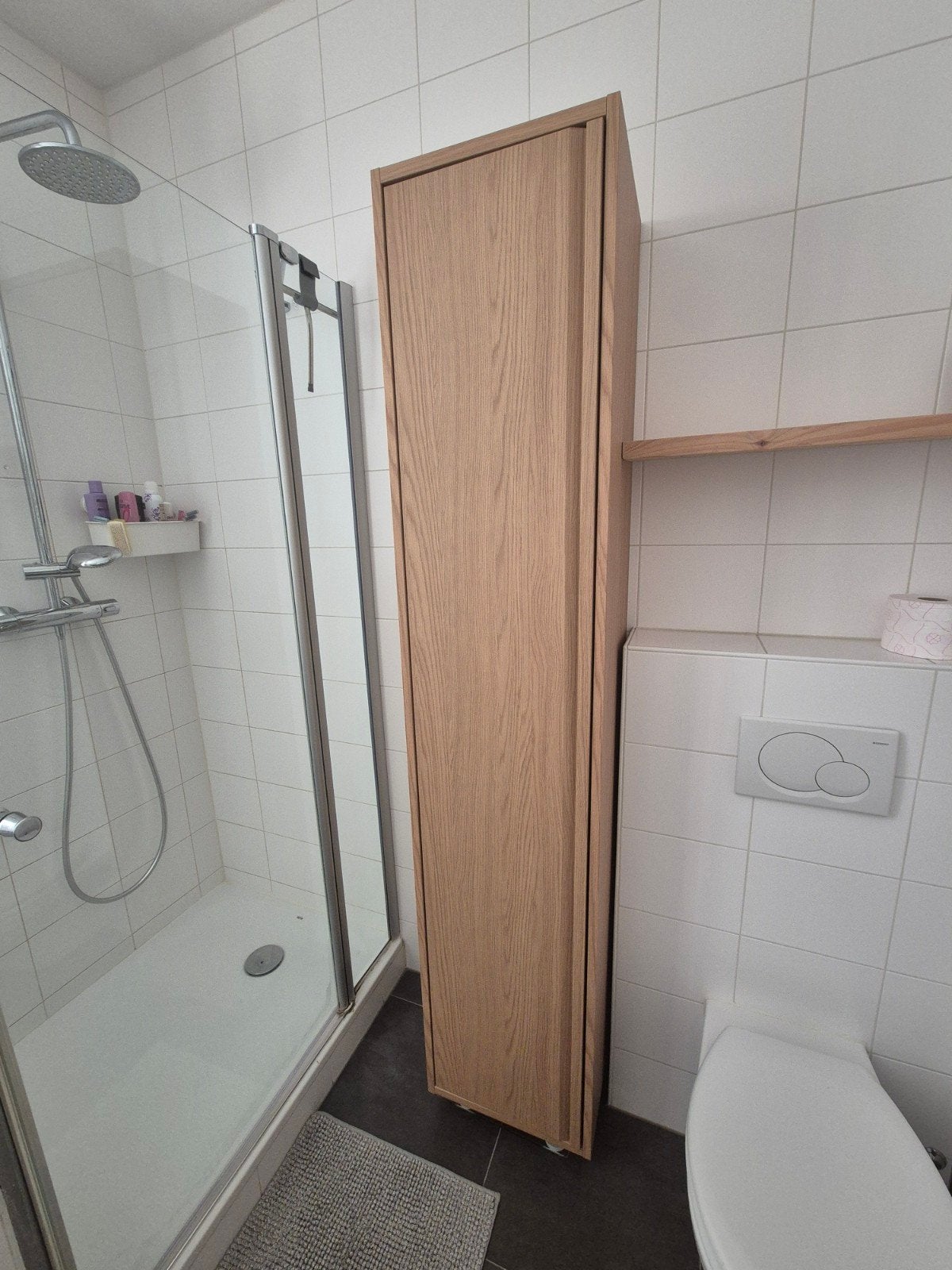 Angsjon DEUR badkamerkast Ikea, Huis en Inrichting, Ophalen, (Half)hoge kast, Nieuw, 50 tot 100 cm